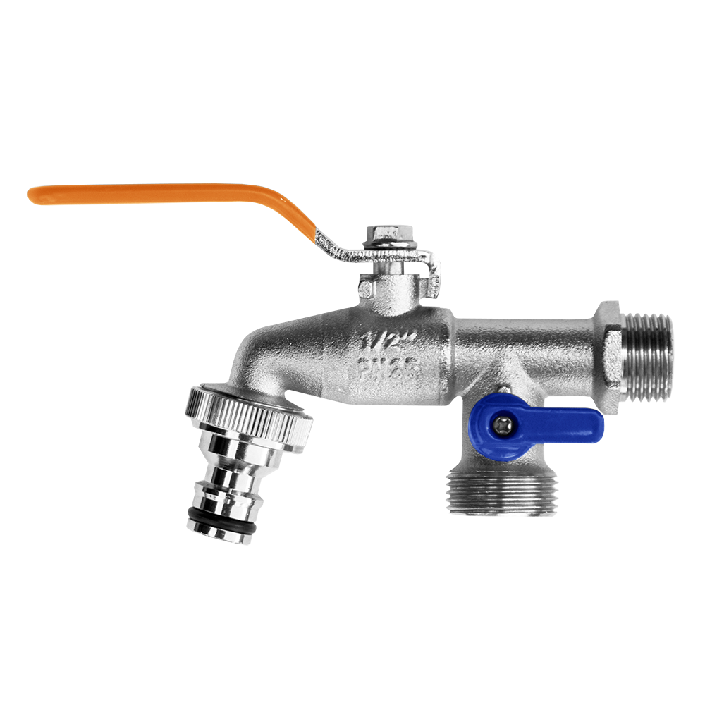 Zahradní kohout kulový 1/2"/ 2x vnější z.3/4"